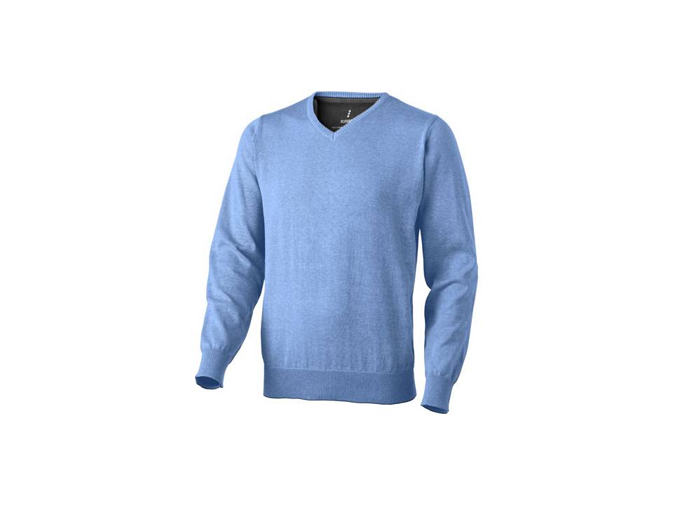 Pullover Col V Spruce 5