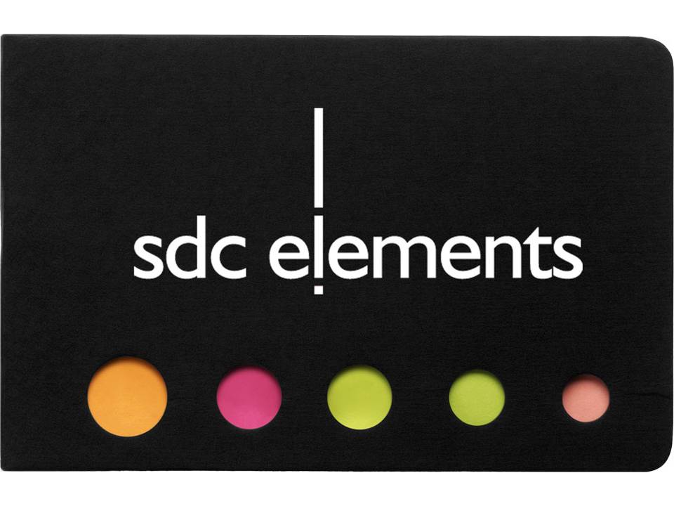 Mémos autocollants 5 couleurs 5