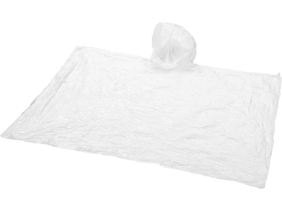 Poncho jetable avec pochette 3