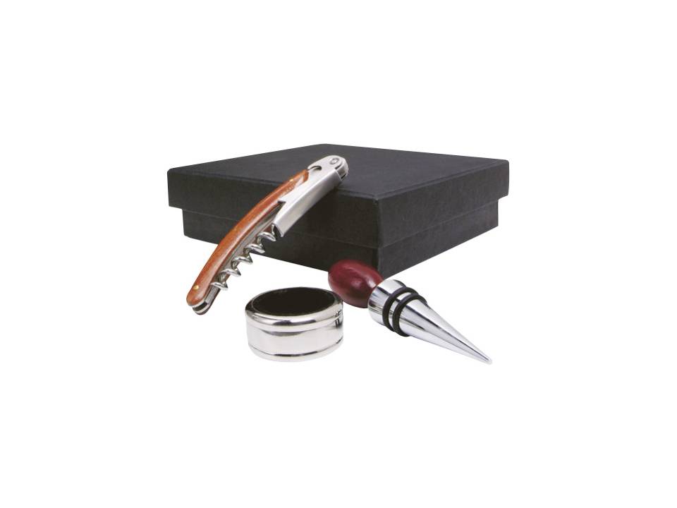 Coffret à vin 3 pièces 1