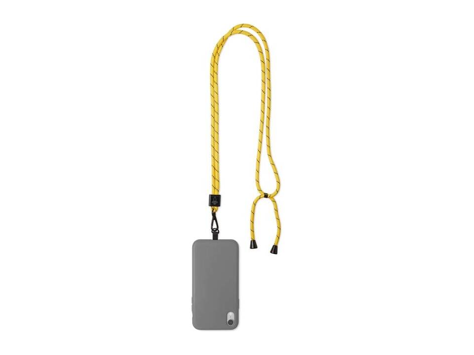 Support téléphone crossbody sur mesure en corde polyester duotone – design entièrement personnalisé 6