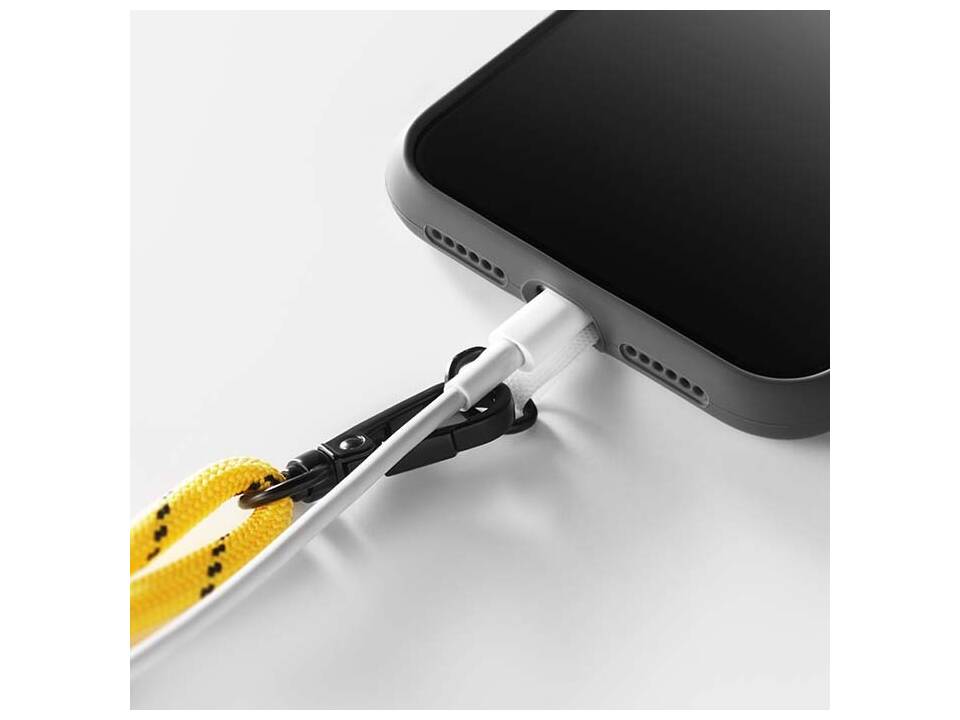 Porte-téléphone Crossbody Bicolore sur Mesure en RPET avec Cordon – Design 100% Personnalisé 3