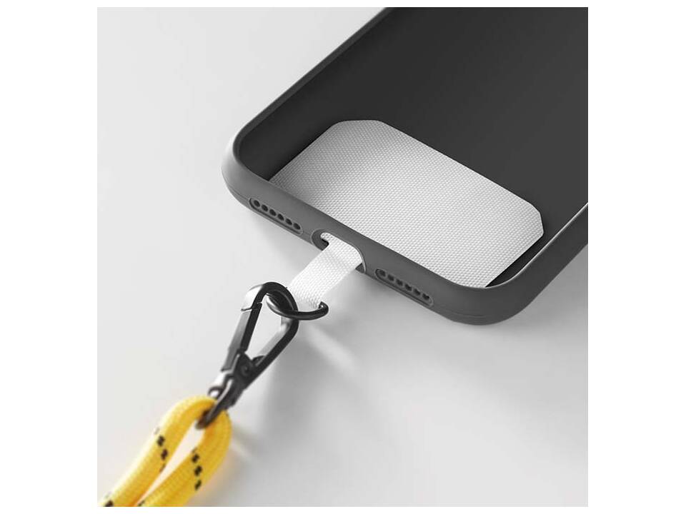 Porte-téléphone Crossbody Bicolore sur Mesure en RPET avec Cordon – Design 100% Personnalisé 4