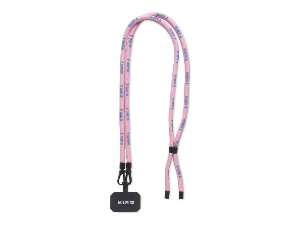 Cordon téléphone bandoulière en polyester full color sur mesure – Design entièrement personnalisé 2