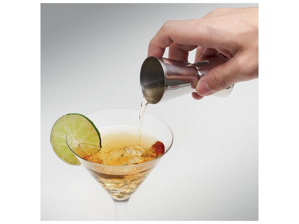 Verre doseur acier inoxydable 2