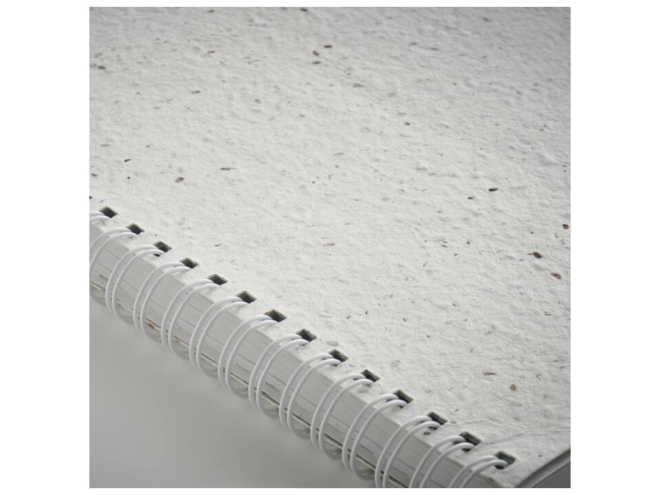 Carnet A5 couv. papier semence 2