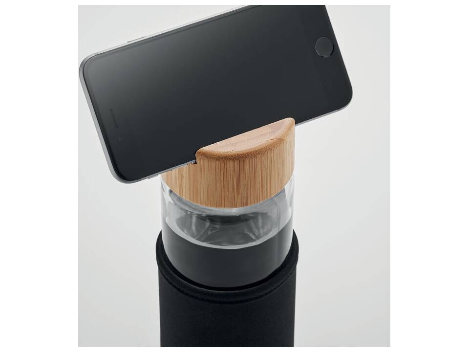 Bouteille verre et bambou 600ml 5