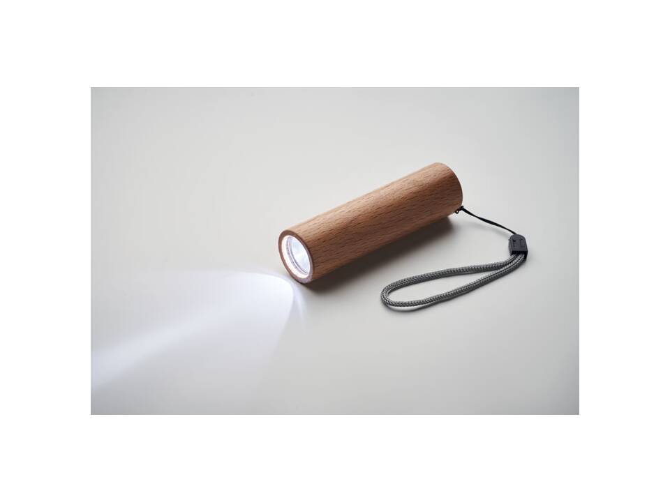 Torche rechargeable en bois 6