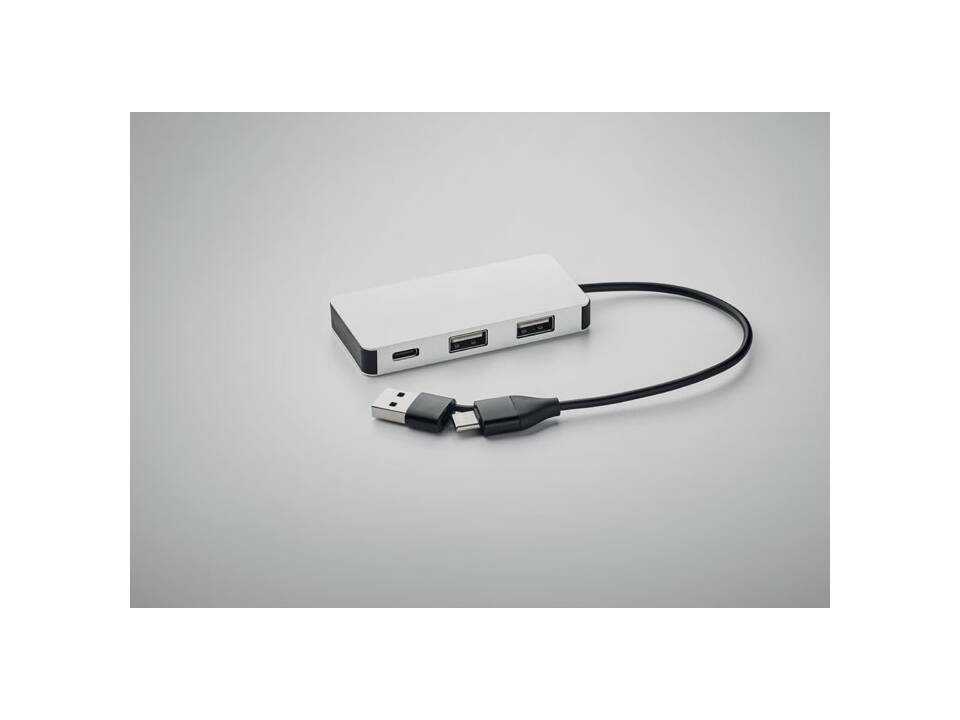 Hub USB 3 ports avec câble 20cm 10