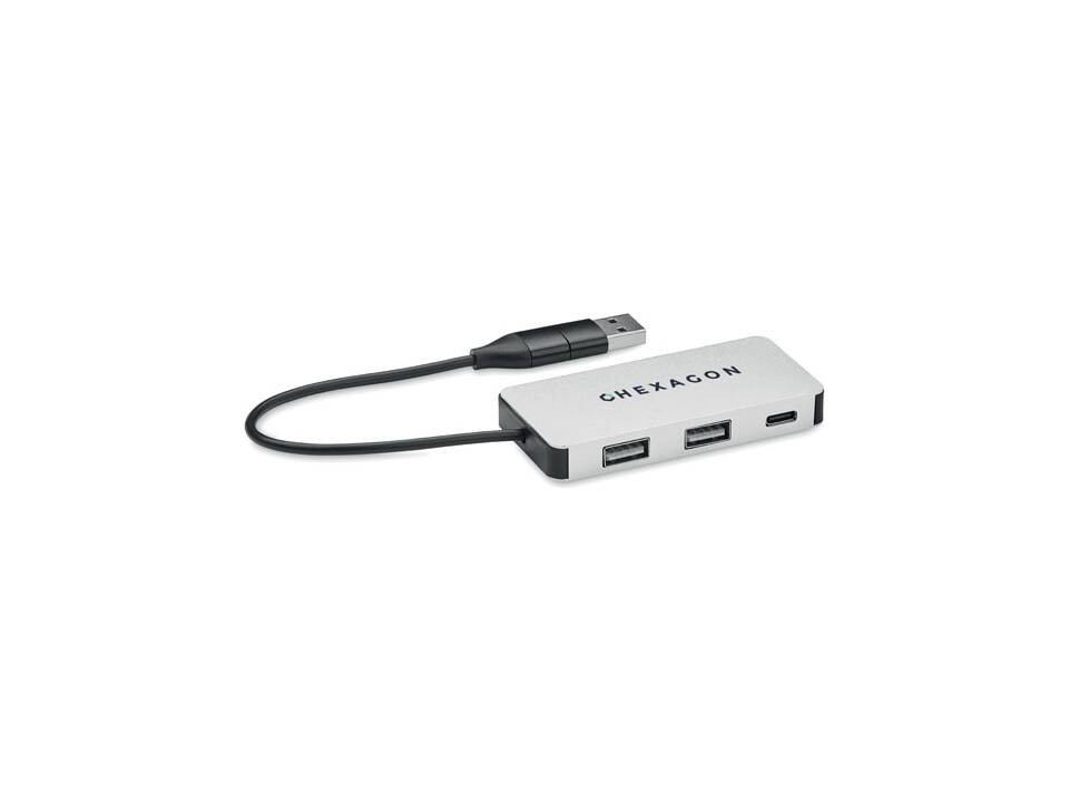 Hub USB 3 ports avec câble 20cm 8