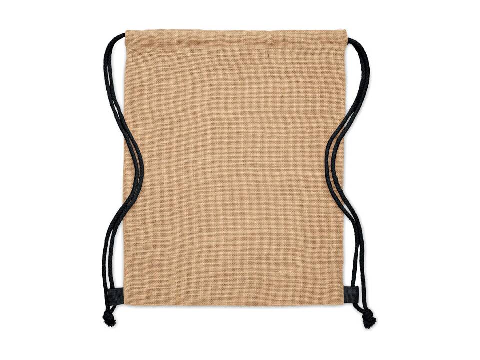 Sac à cordon en jute 1