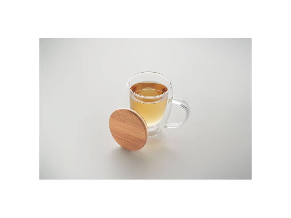 Mug en verre double paroi 300ml 3