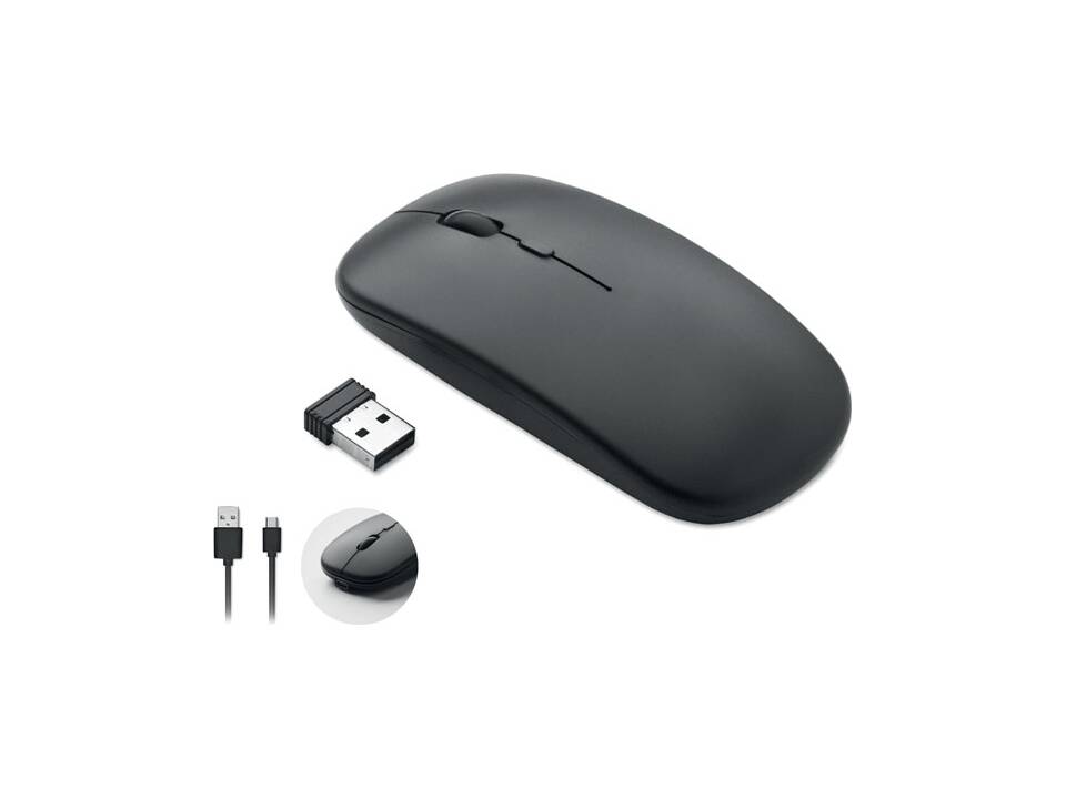 Souris sans fil rechargeable