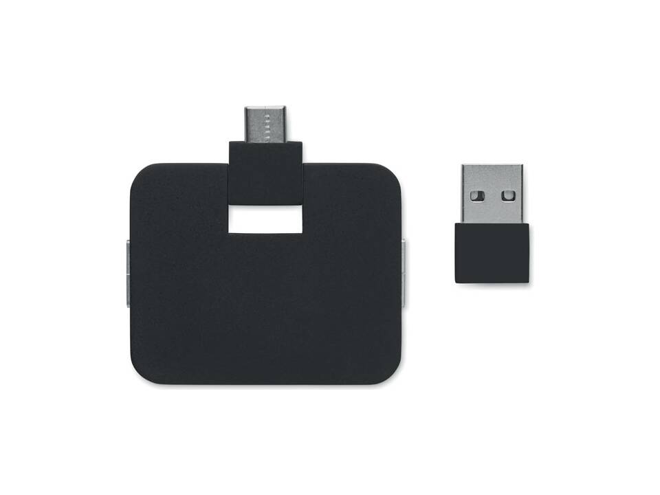 Hub USB 4 ports et câble 20cm 3