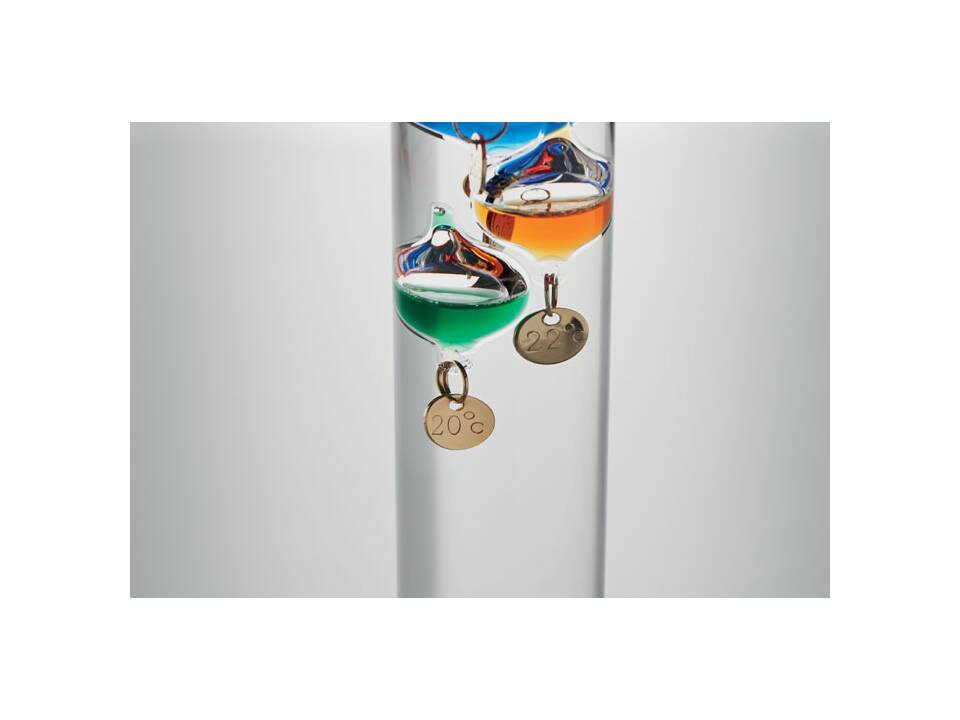 Thermomètre Galileo verre 28cm 6