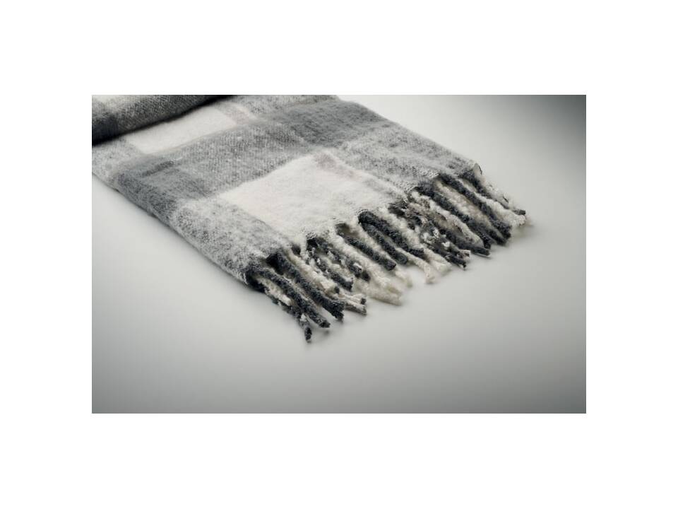 Couverture en mohair à carreaux 5