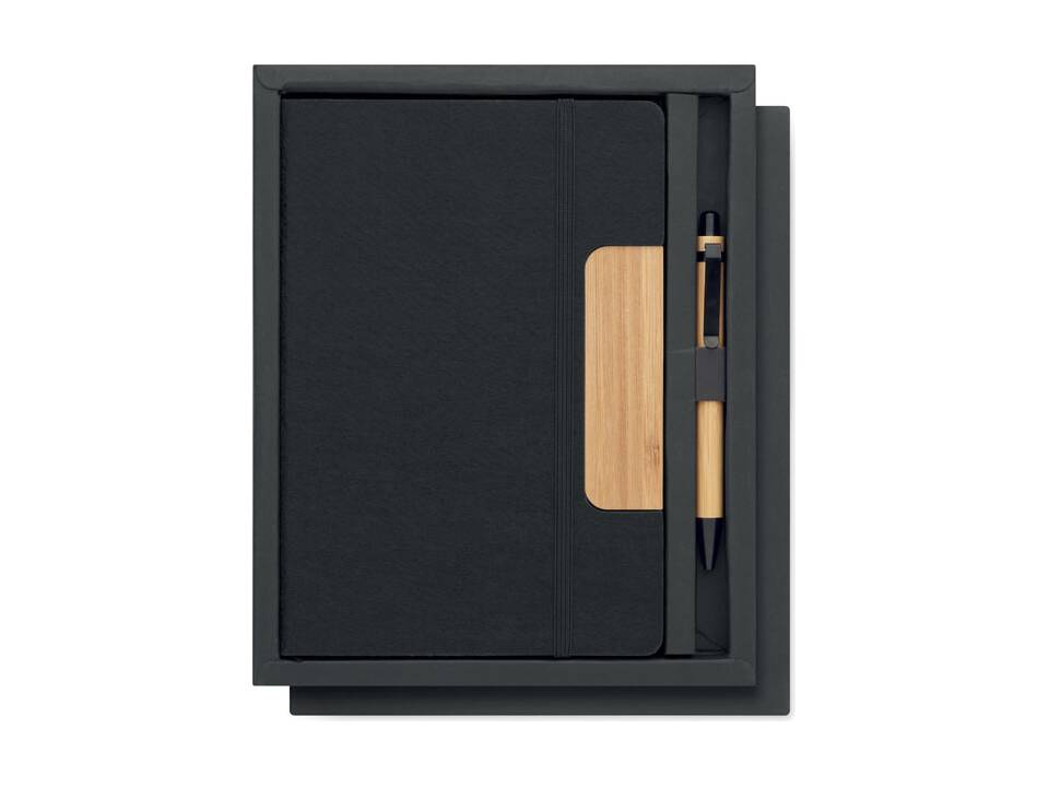 Carnet A5 RPET et stylo 2