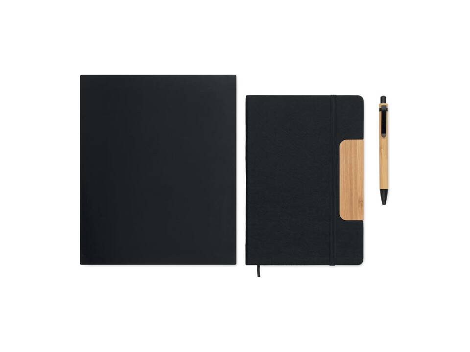 Carnet A5 RPET et stylo 3
