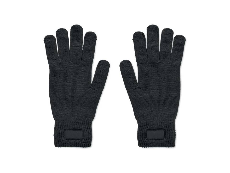 Gants tricotés en RPET