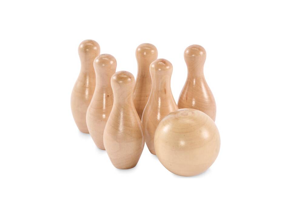 Mini jeu de quilles en pin 6