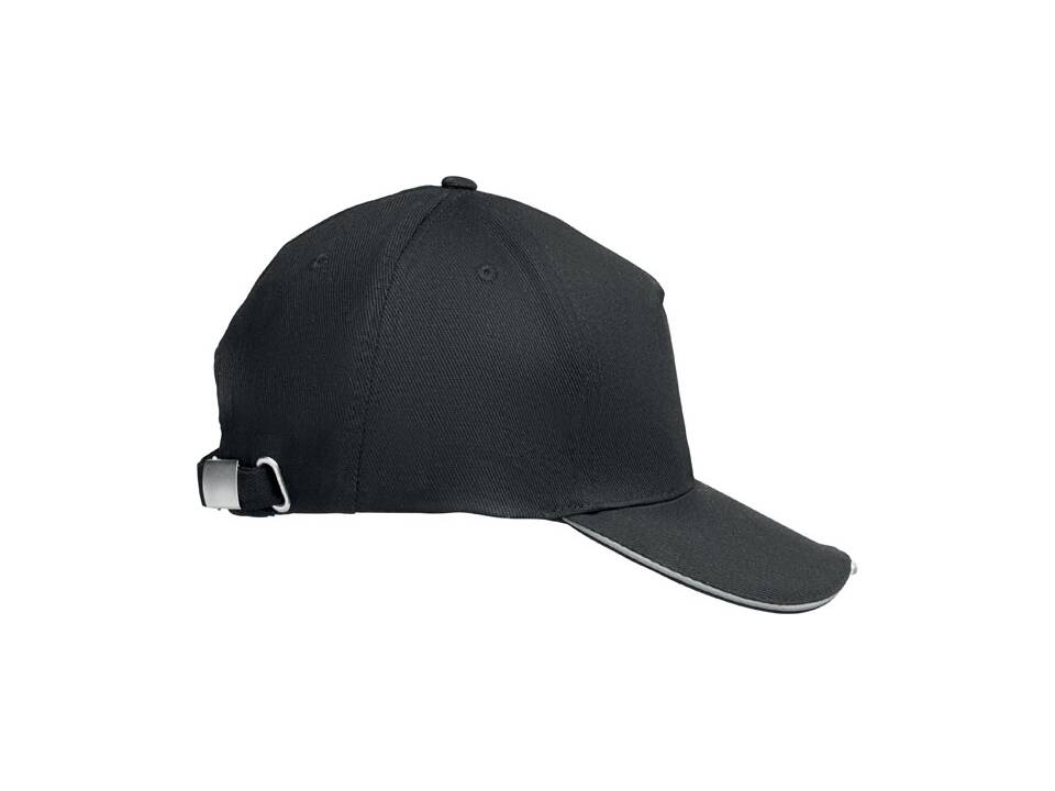 Casquette en coton LED à 5 pans 8