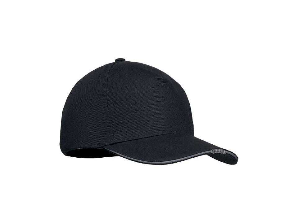 Casquette en coton LED à 5 pans 10