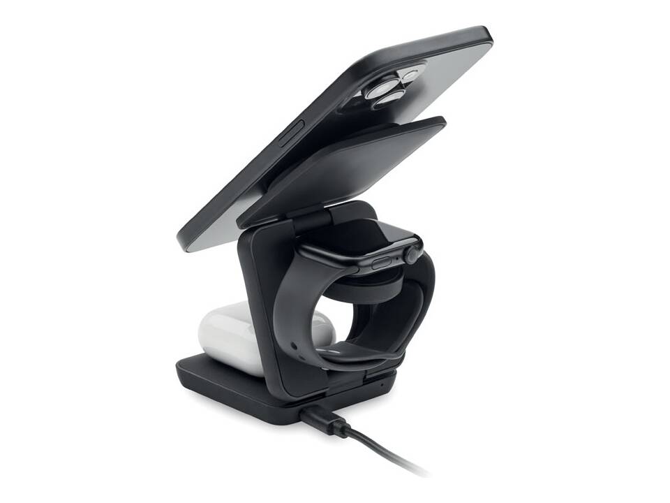 Station de charge pliable 3en1 3