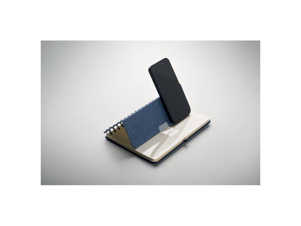 Cahier A5 support de téléphone 12