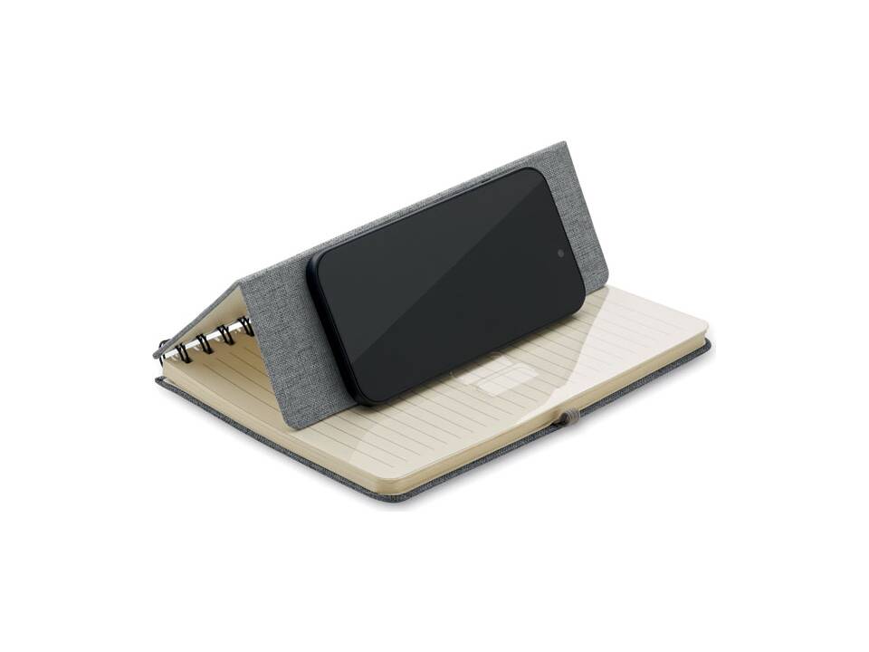 Cahier A5 support de téléphone 17