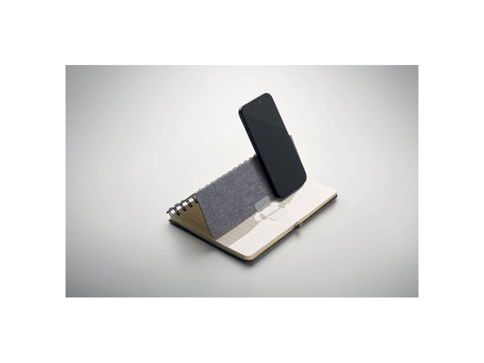 Cahier A5 support de téléphone 22