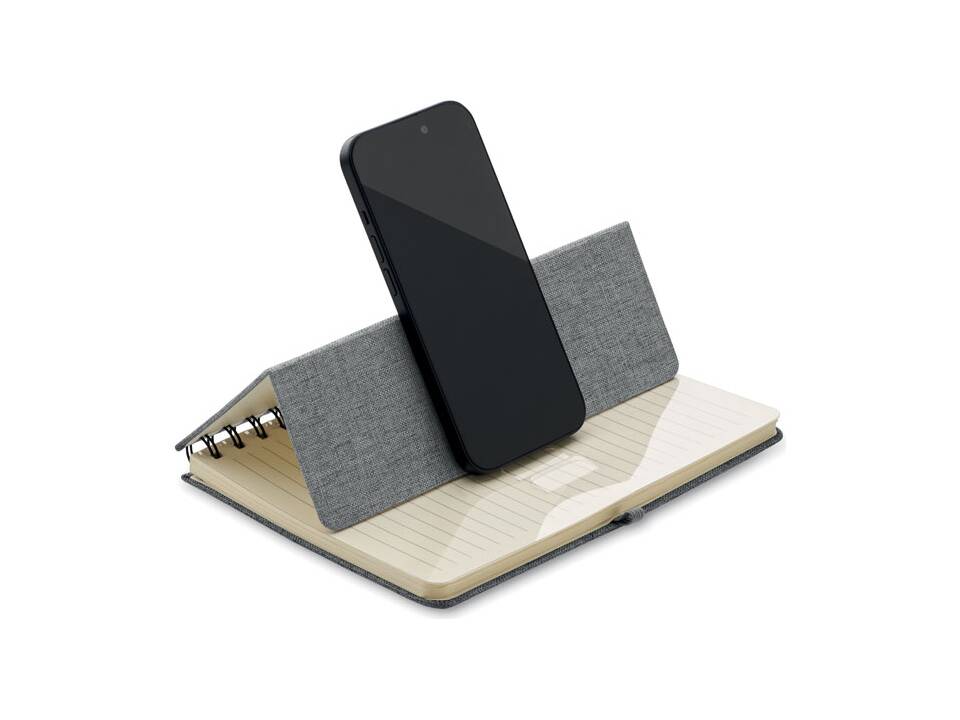 Cahier A5 support de téléphone 18