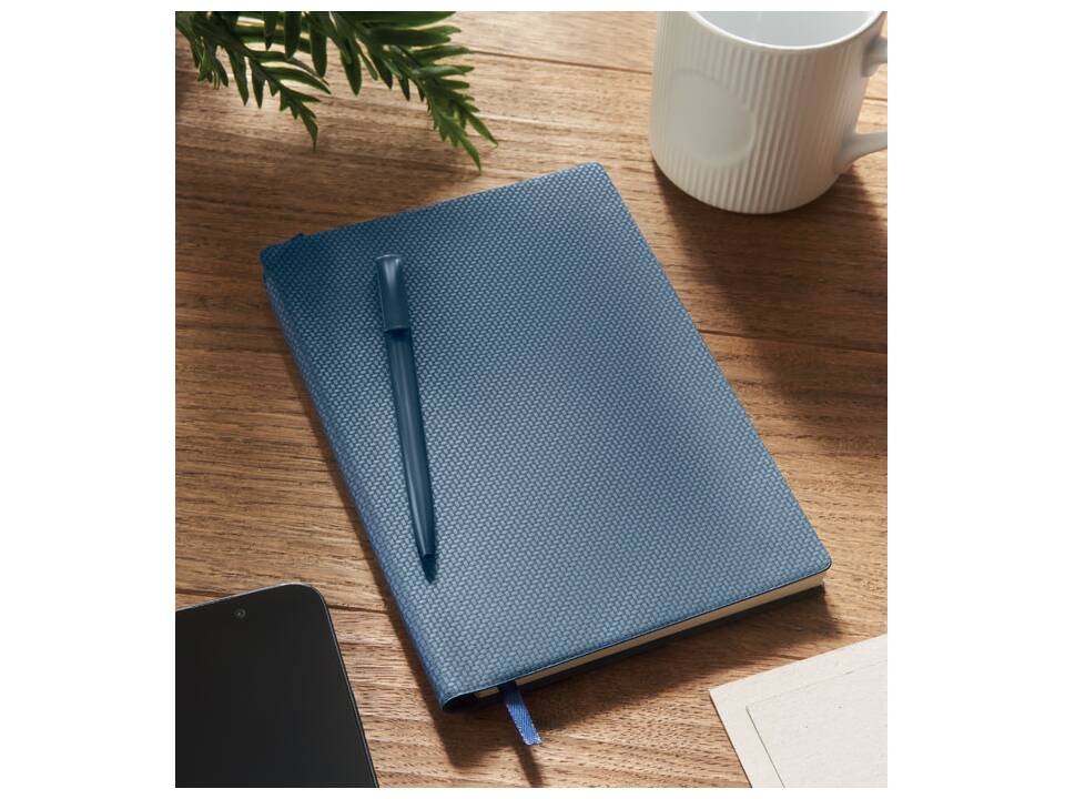 Cahier A5 en PU avec stylo 10