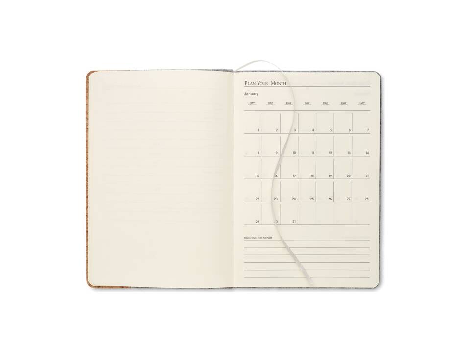 Carnet A5 en liège RPET 5