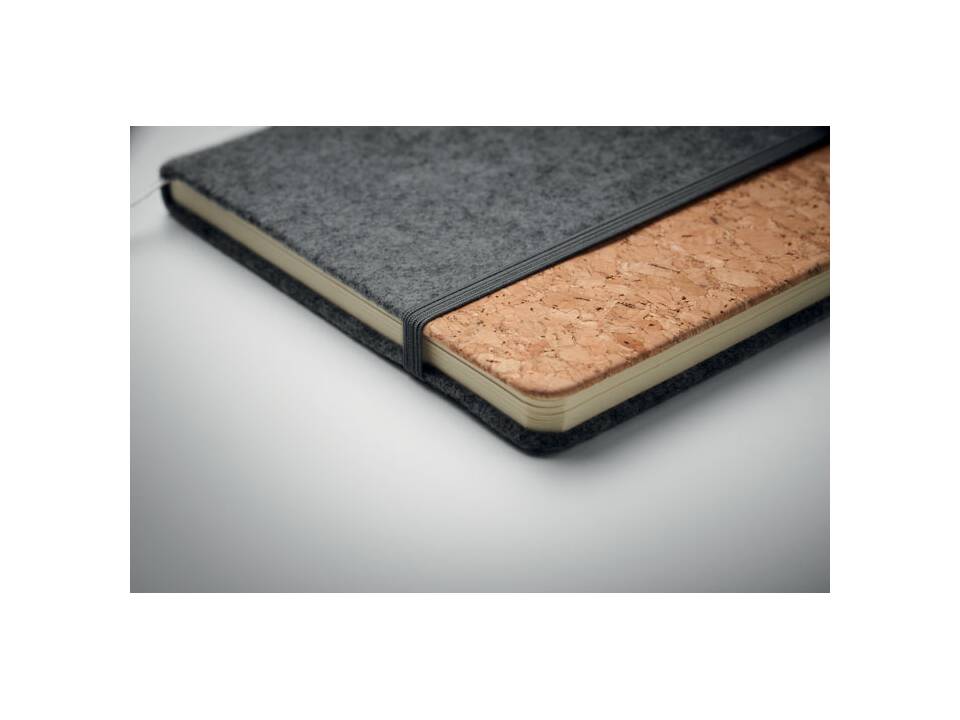 Carnet A5 en liège RPET 10