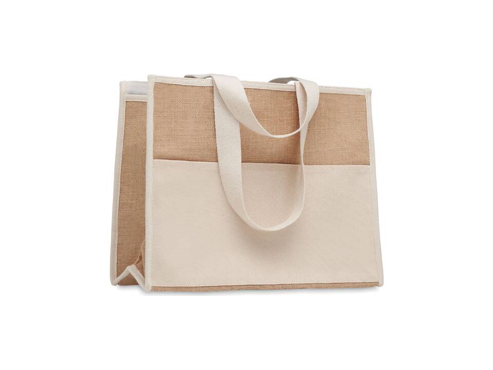 Sac shopping en toile et jute 3
