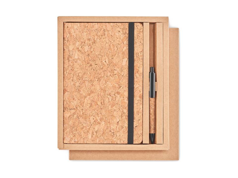 Carnet A5 &amp; stylo en liège 3