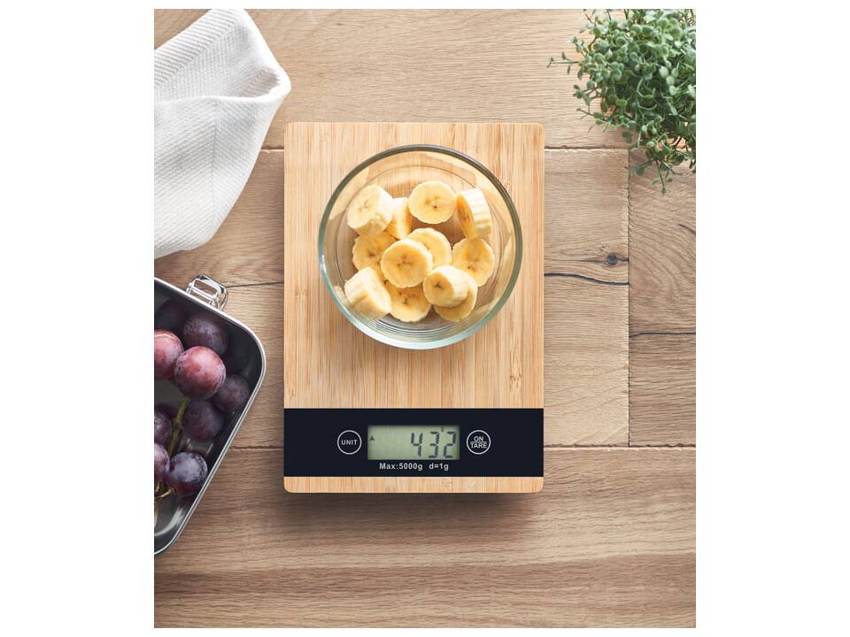 Balance de cuisine bambou 8