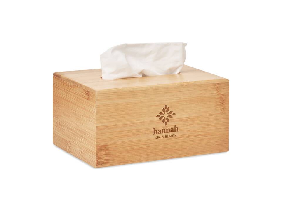 Boîte à mouchoirs en bambou 4