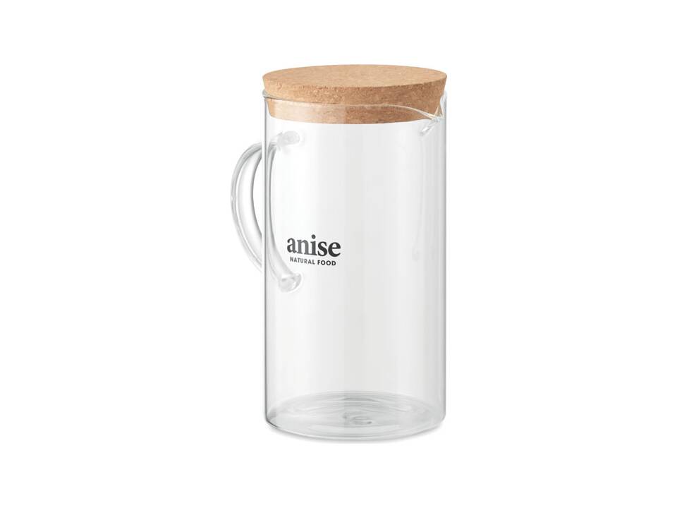 Carafe verre borosilicate - 1 L 2