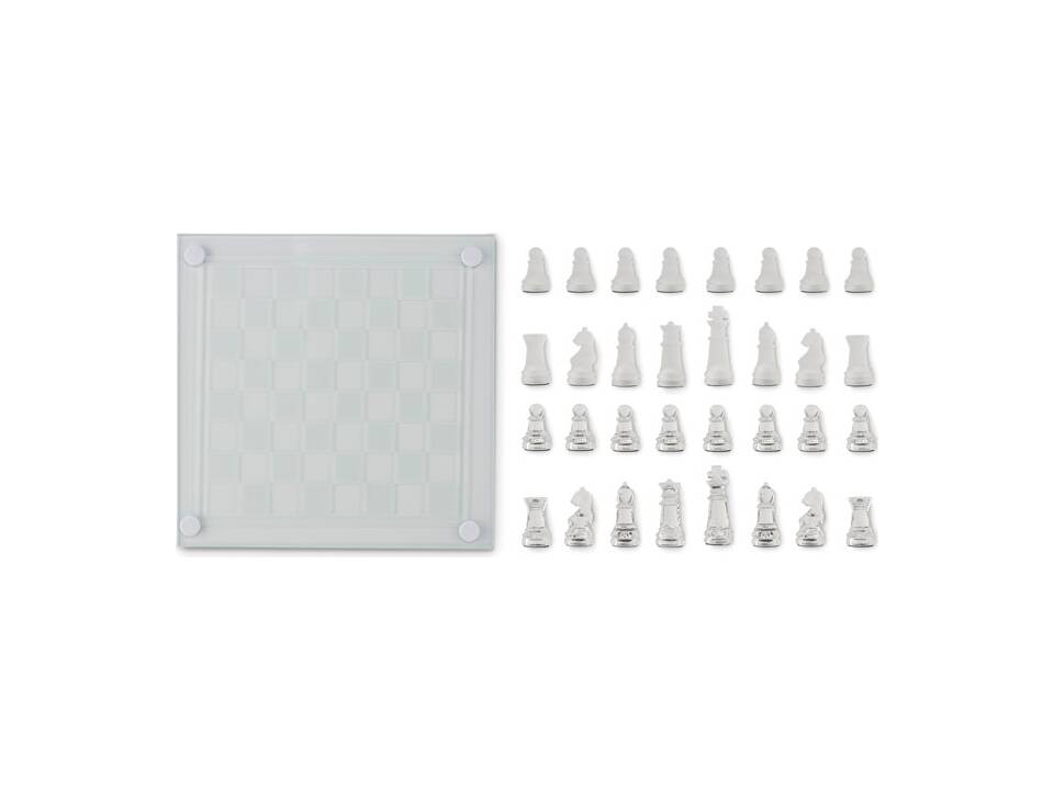 Jeu d'échecs en verre 2