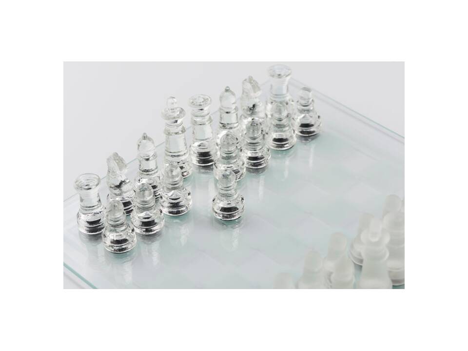 Jeu d'échecs en verre 4