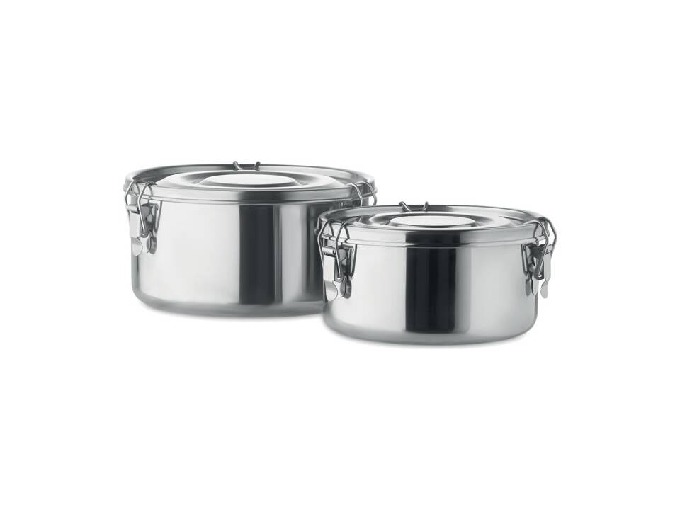 Set de 2 boîtes en inox 5