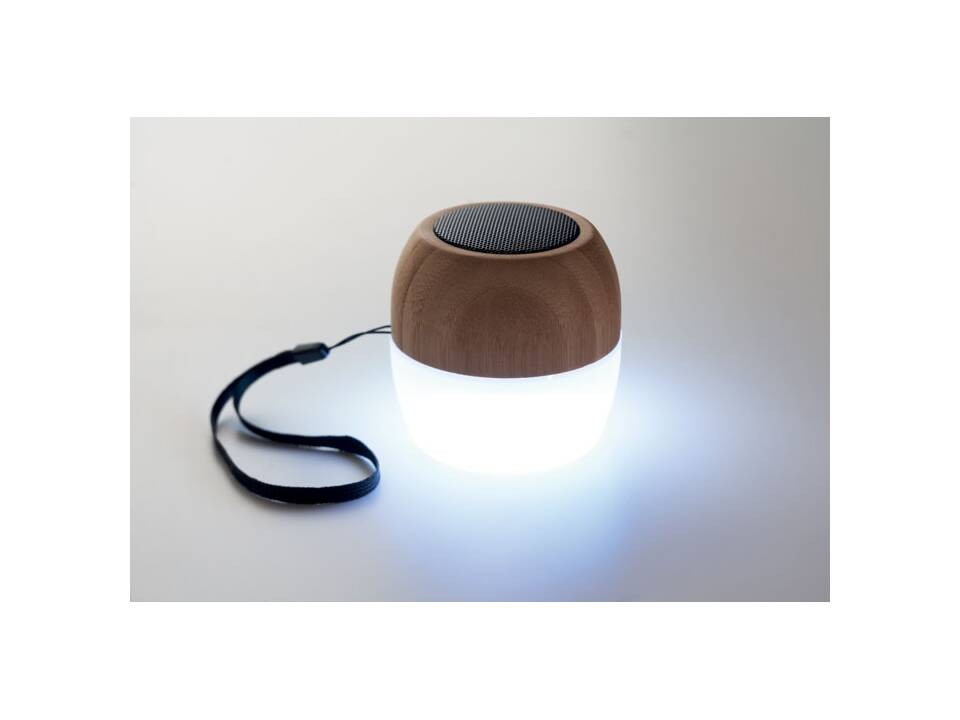 Haut-parleur sans fil en bambou 2