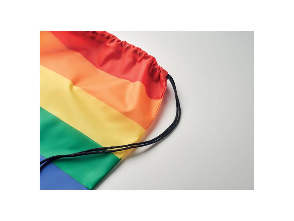 Sac à cordon arc-en-ciel RPET 3