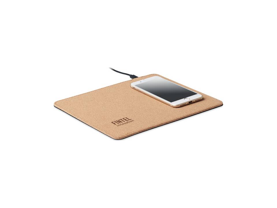Tapis de souris chargeur liège 2