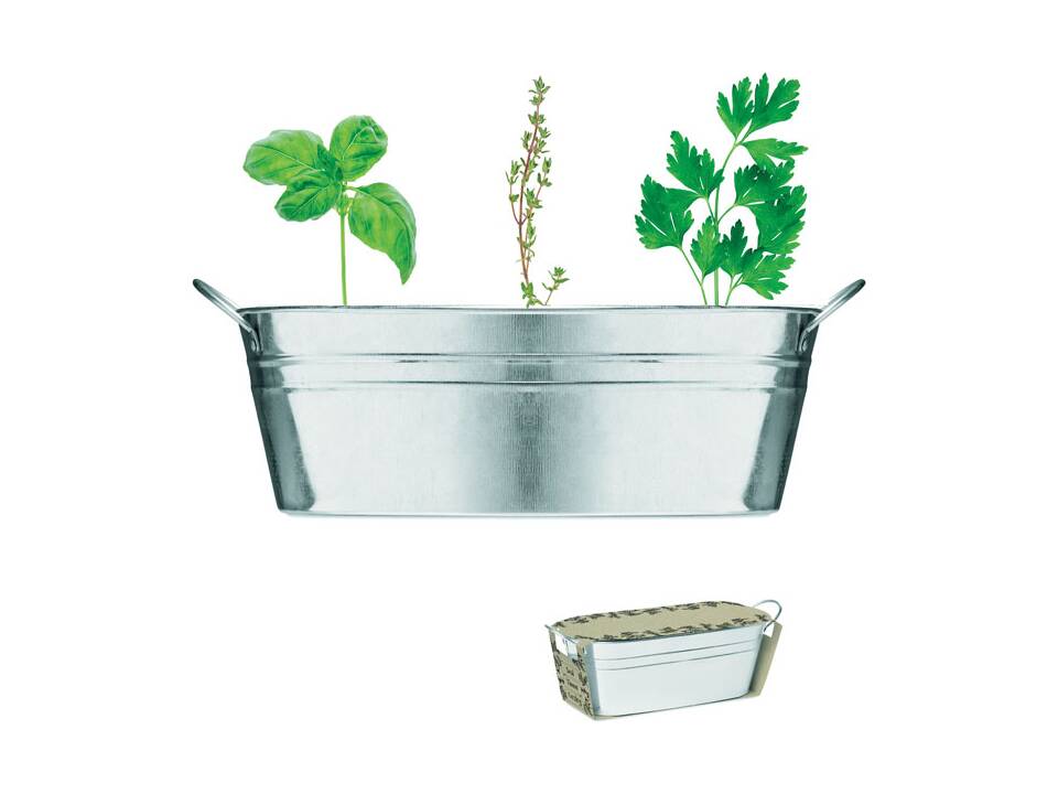 Bac en zinc herbes aromatique 5