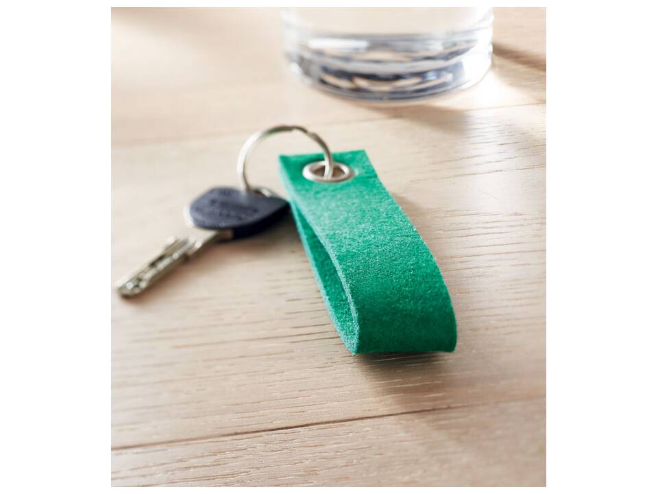 Porte-clés en feutre RPET 8