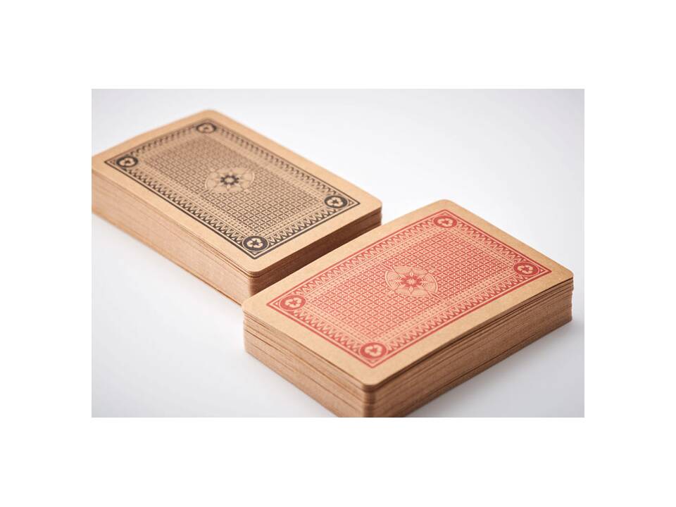 2 jeux de cartes papier recyclé 6