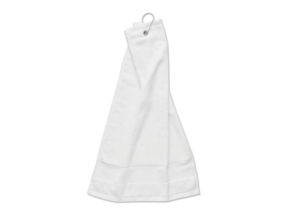 Serviette de golf en coton avec 12