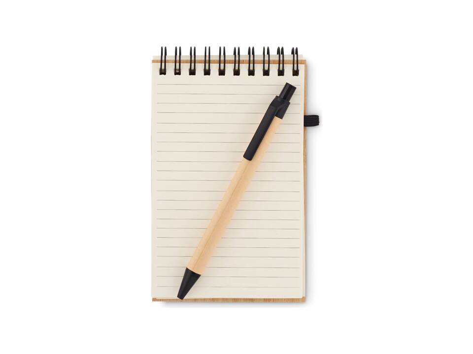 Bloc-notes A6 en bambou 4